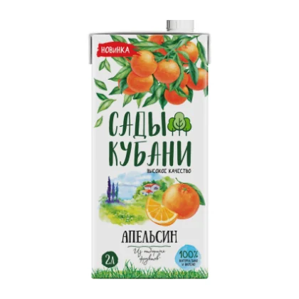 Нектар апельсиновый Сады Кубани т/п 2,000л д/пит