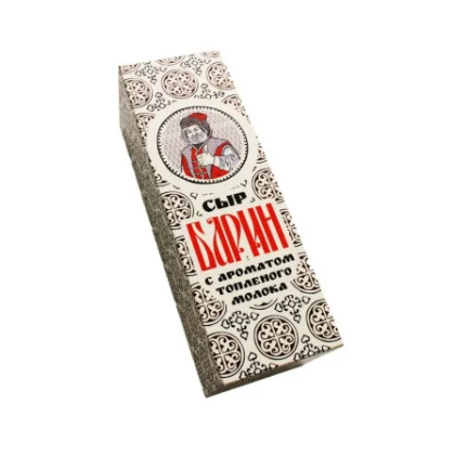 Сыр Барин с ароматом топленого молока брус 45% м/у (3,000кг/5) Молочный мир (Беларусь)