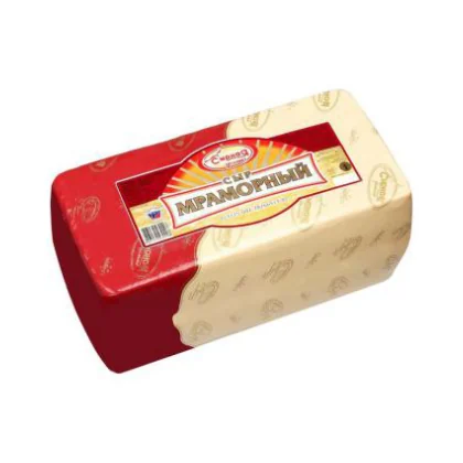 Сыр Сырная долина Мраморный брус 50% м/у 4,000кг Сырная долина