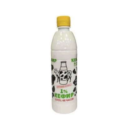 Кефир 1% бутылка 0,500л АМК