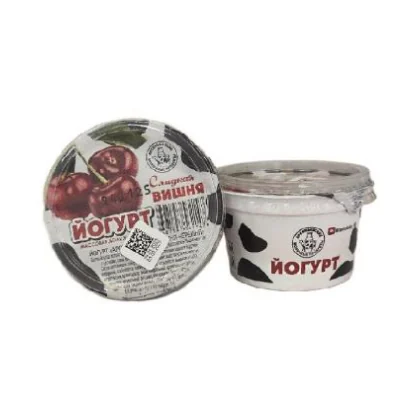 Йогурт Арсеньевский вишня 2,5% стакан 0,200кг АМК