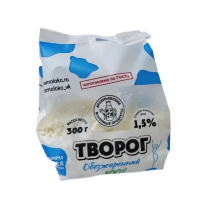 Творог обезжиренный 0,300кг АМК