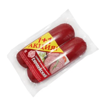 Колбаса в/к Сервелат Европейский в/у 0,З00кг Русские колбасы Акция 1+1 ( )