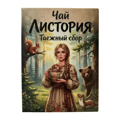 Чай индийский черный Таежный сбор м/у 50г Листория