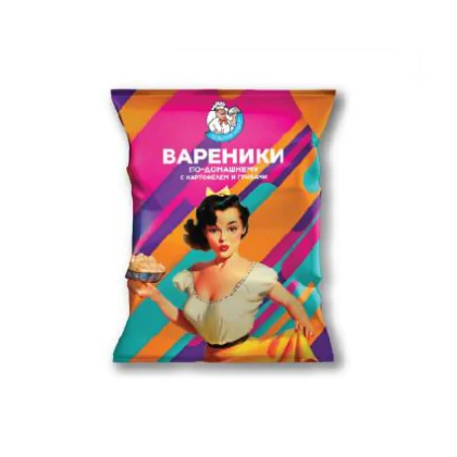 Вареники По-Домашнему с картофелем и грибами Добрый повар м/у 0,450кг