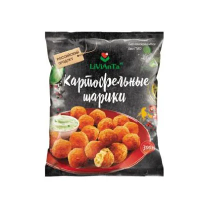 Картофельные шарики 0,300кг м/у Ливианта
