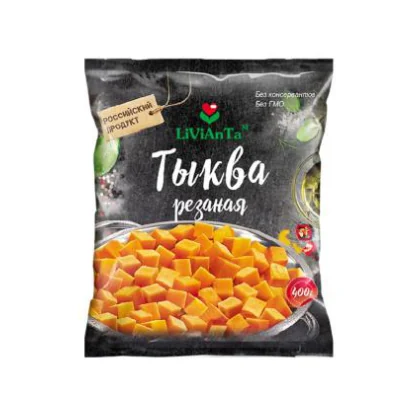 Тыква резаная св/м 0,400кг м/у Ливианта