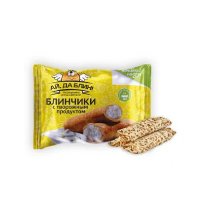Блинчики с творогом трубочка Добрый повар м/у 0,360кг