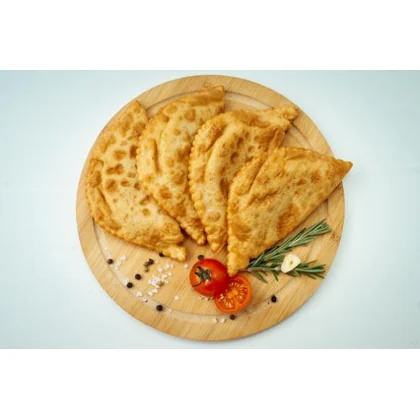 Чебуреки с мясом жареные п/п 5,000кг Морозофф (5/1) фас по 1кг россыпь