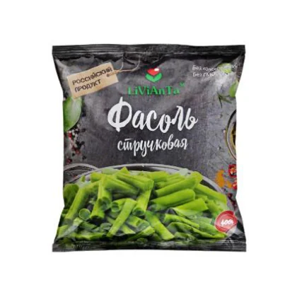 Фасоль стручковая св/м 0,400кг м/у Ливианта