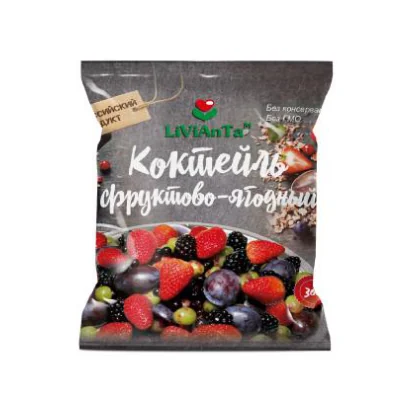 Коктейль фруктово-ягодный св/м 0,300кг м/у Ливианта