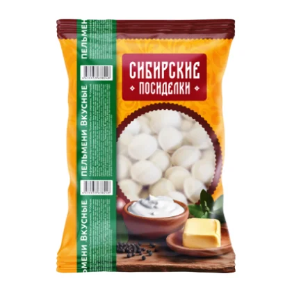 Пельмени Сибирские посиделки Вкусные м/у 0,800кг СибХолод