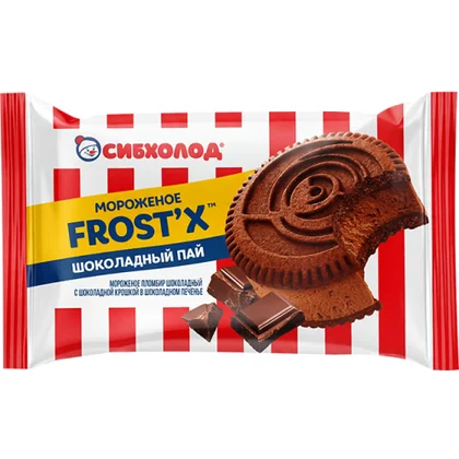 Мороженое пломбир Сэндвич Фрост-Х Шоко-Пай м/у 80гр СибХолод