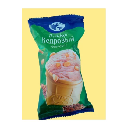 Мороженое пломбир 12% в/с 80гр Кедровый Урса