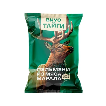 Пельмени Вкус Тайги из мяса марала м/у 0,800кг Мороз
