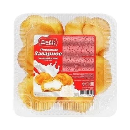 Пирожное Заварное 0,250кг Формула Вкуса